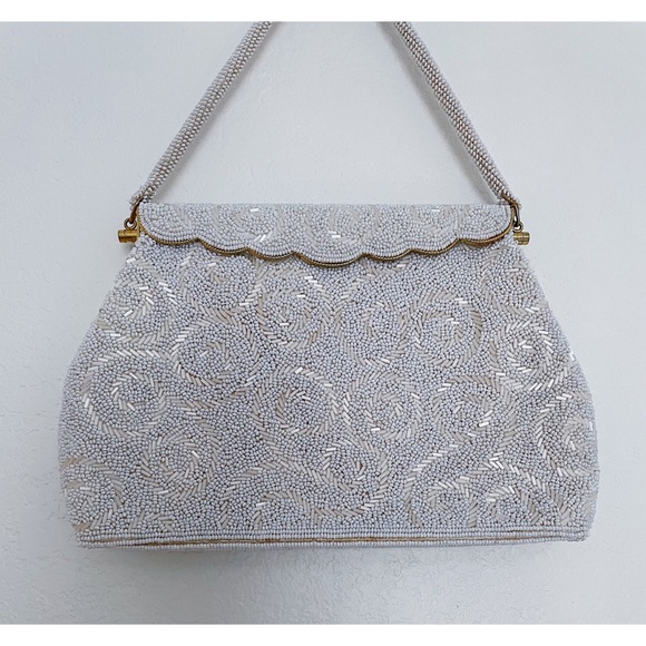 La Regale Handbags - LA REGALE Vintage Beaded Purse